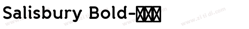 Salisbury Bold字体转换 Salisbury Bold字体转换
